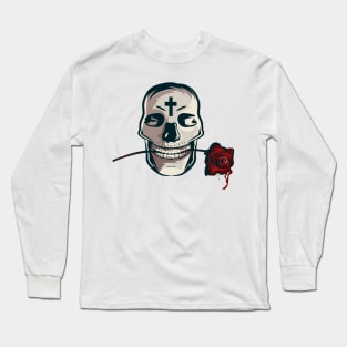 Skull flower Long Sleeve T-Shirt